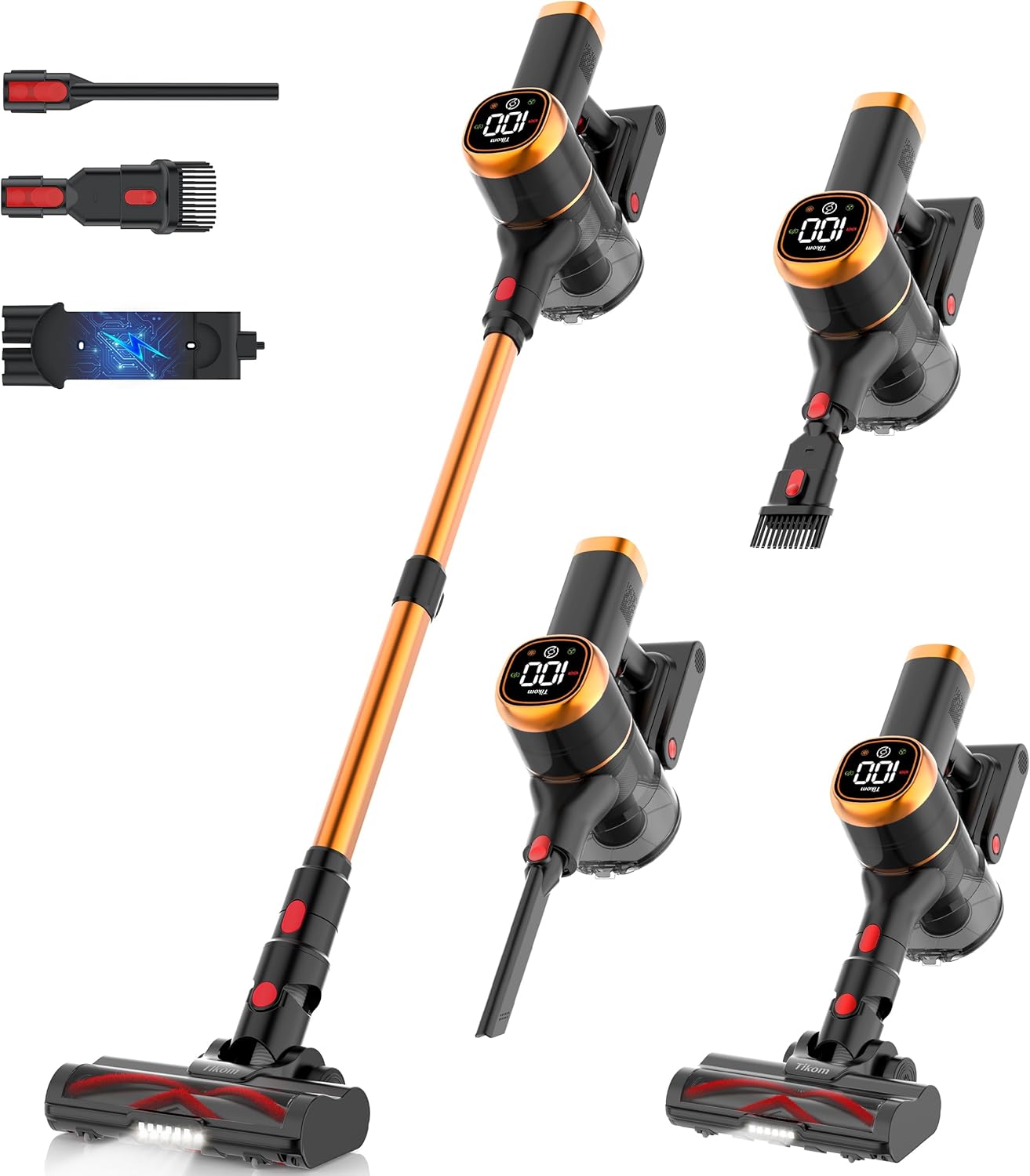 Tikom V500 Cordless — Black & Gold
